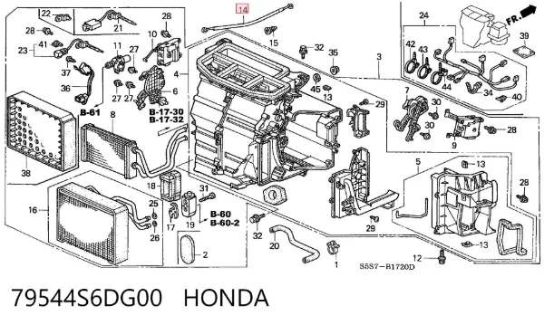  79544S6DG00 Honda