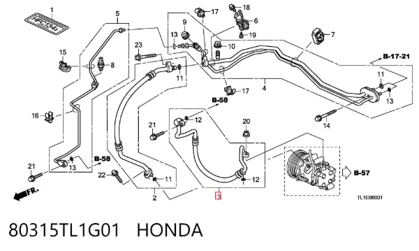  80315TL1G01 Honda
