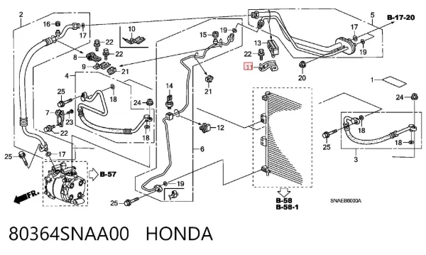  80364SNAA00 Honda