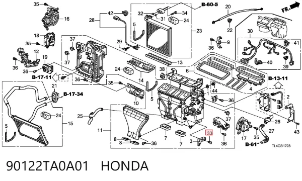  90122TA0A01 Honda