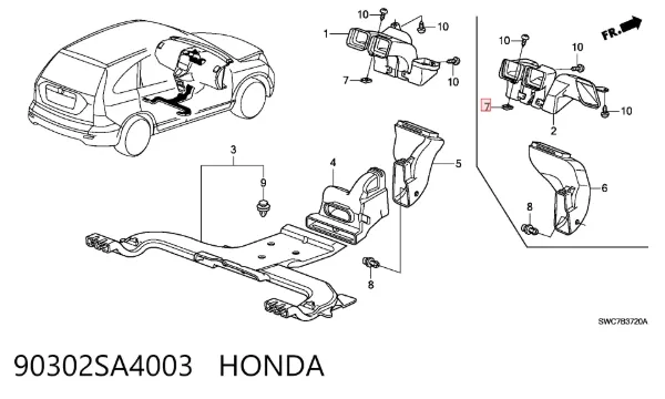  90302SA4003 Honda
