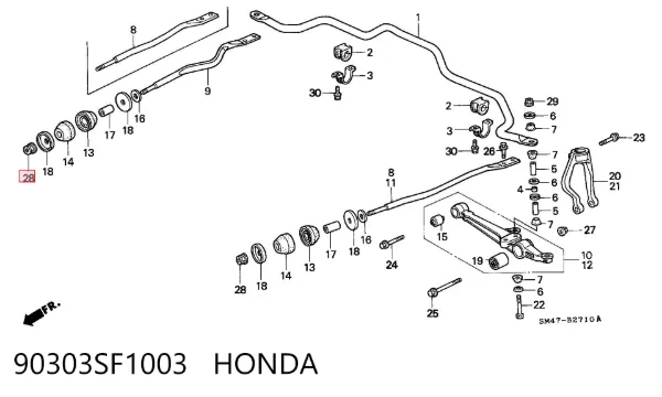  90303SF1003 Honda
