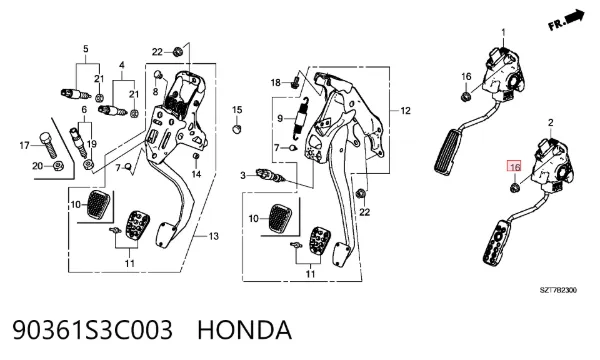  90361S3C003 Honda