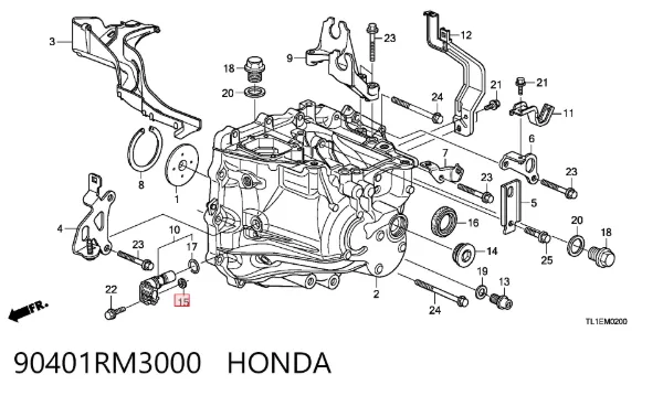  90401RM3000 Honda