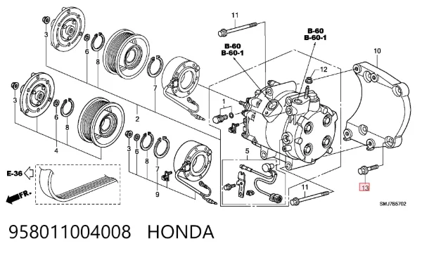  958011004008 Honda