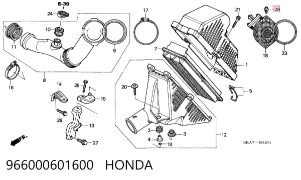  966000601600 Honda