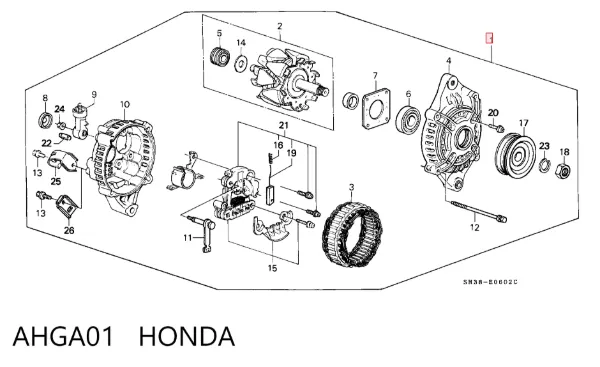 Gerador AHGA01 Honda