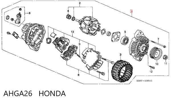 Gerador AHGA26 Honda