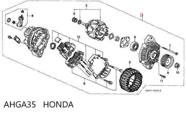 Gerador AHGA35 Honda