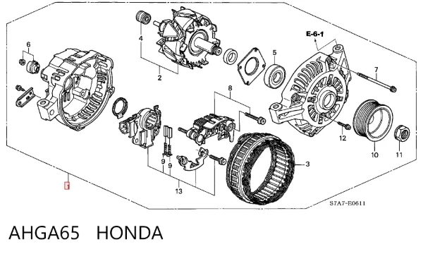 Gerador AHGA65 Honda