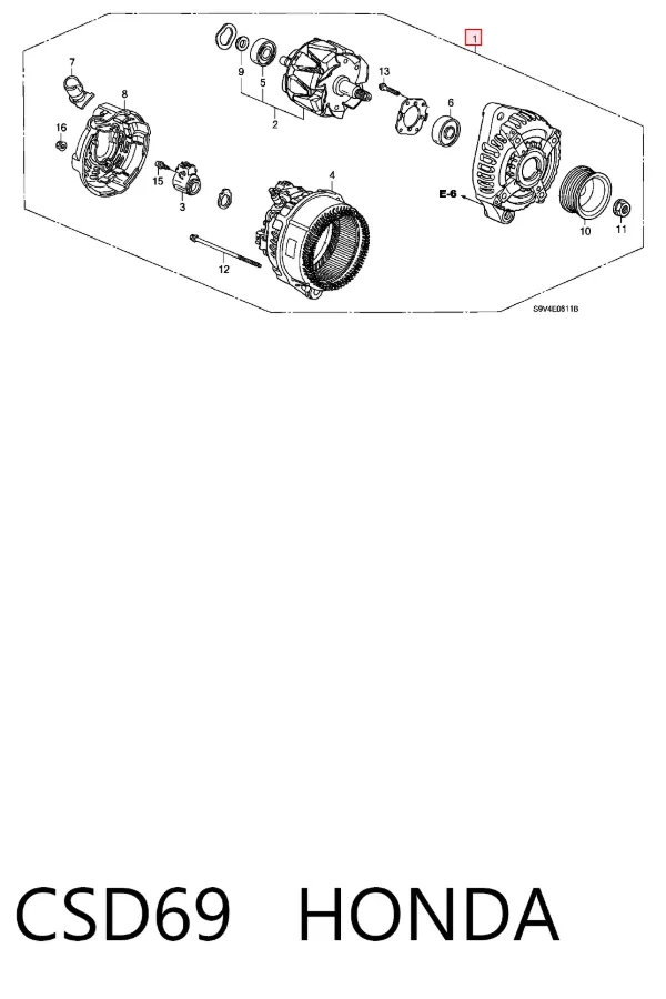 Gerador CSD69 Honda