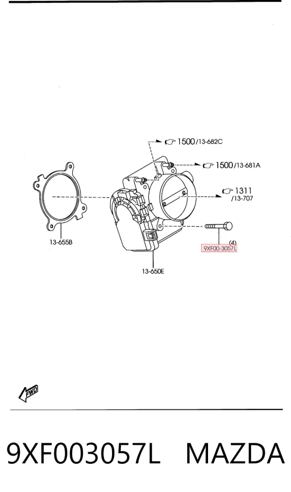  9XF003057L Mazda