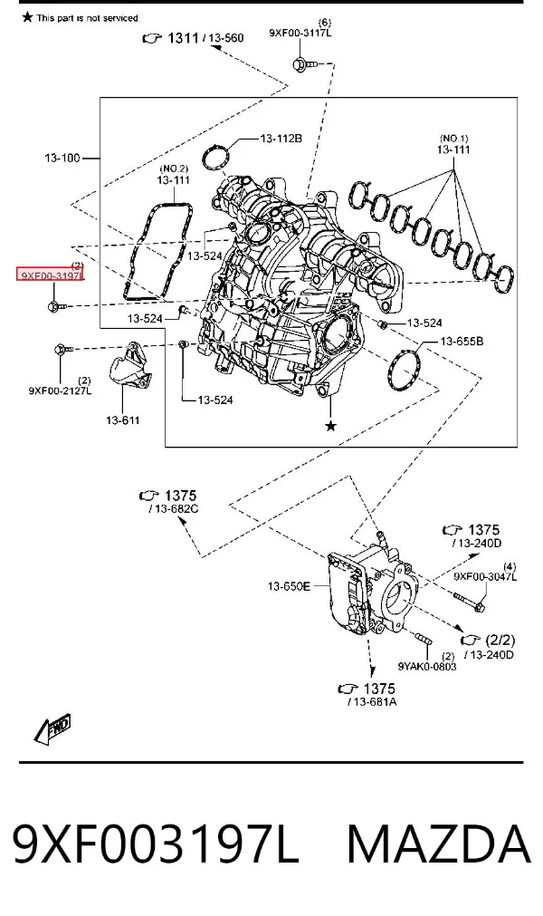  9XF003197L Mazda