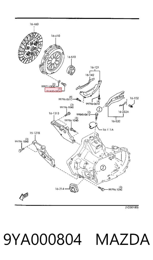 9YA000804 Mazda