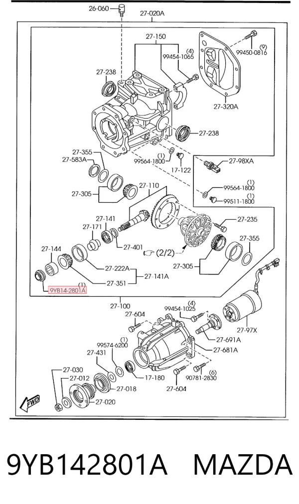  9YB142801A Mazda