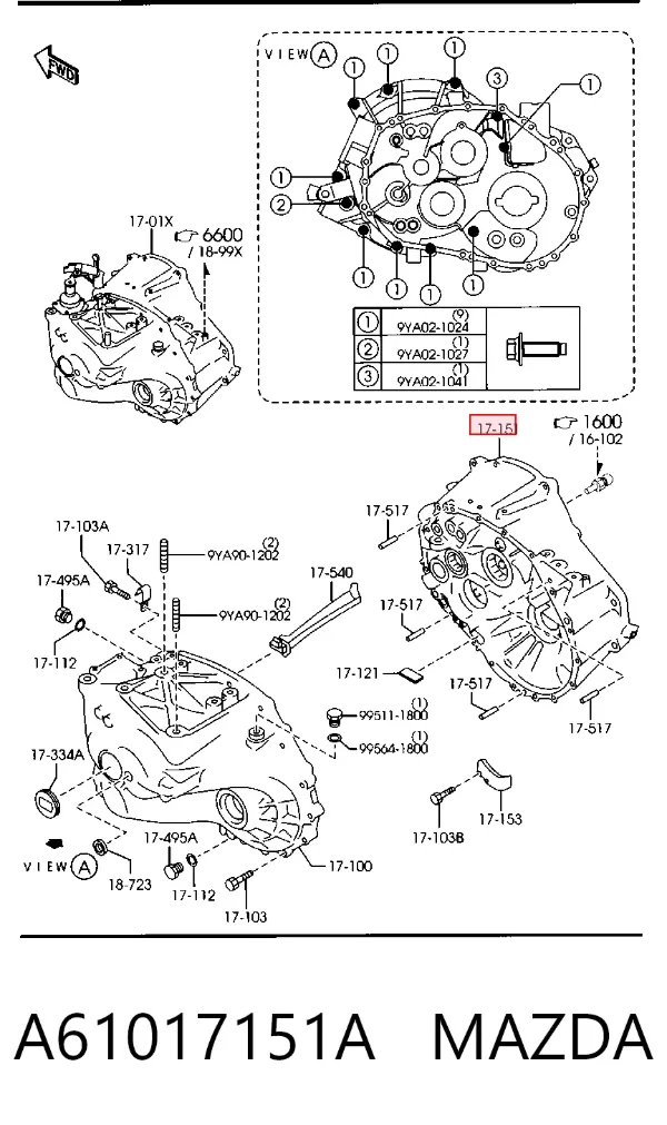  A61017151A Mazda