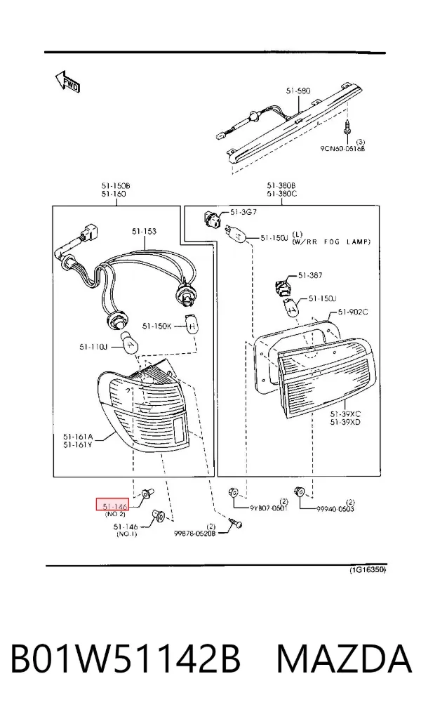  B01W51142B Mazda