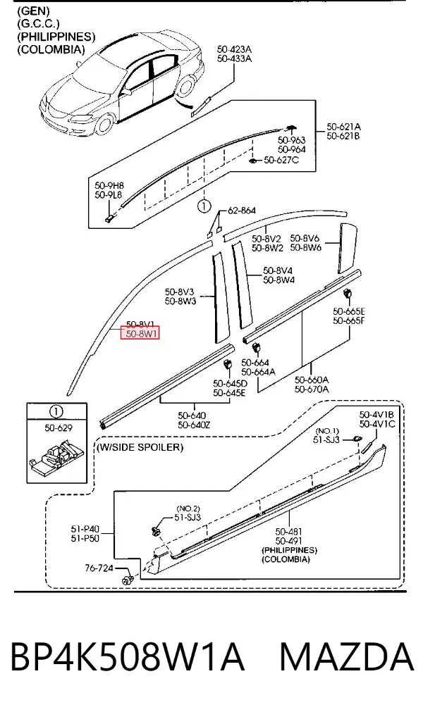  BP4K508W1A Mazda