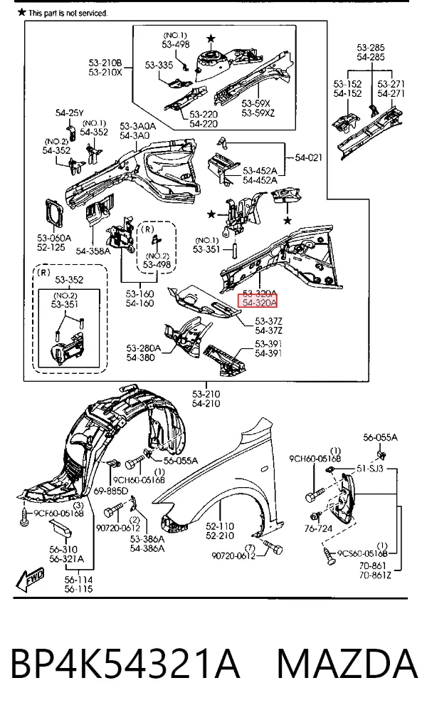  BP4K54321A Mazda