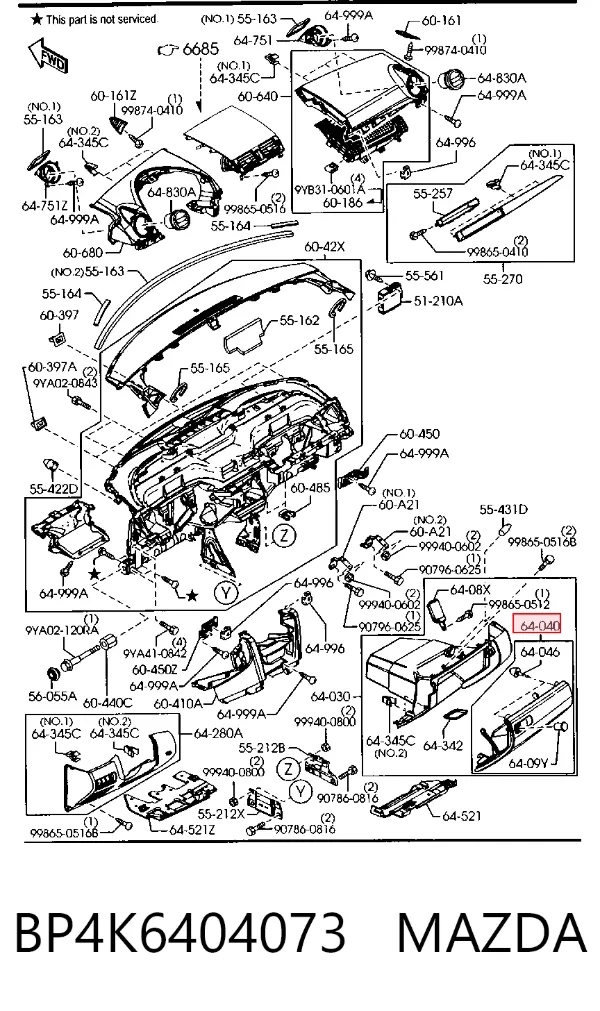  BP4K6404073 Mazda