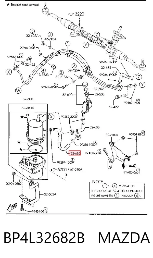  BP4L32682B Mazda