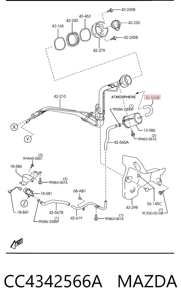  CC4342566A Mazda