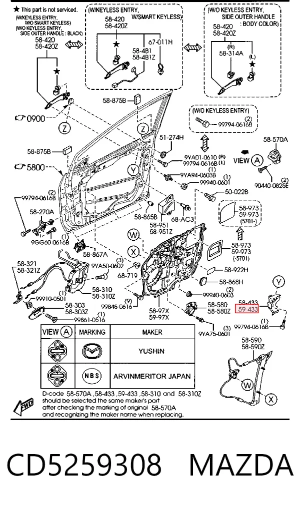  CD5259308 Mazda
