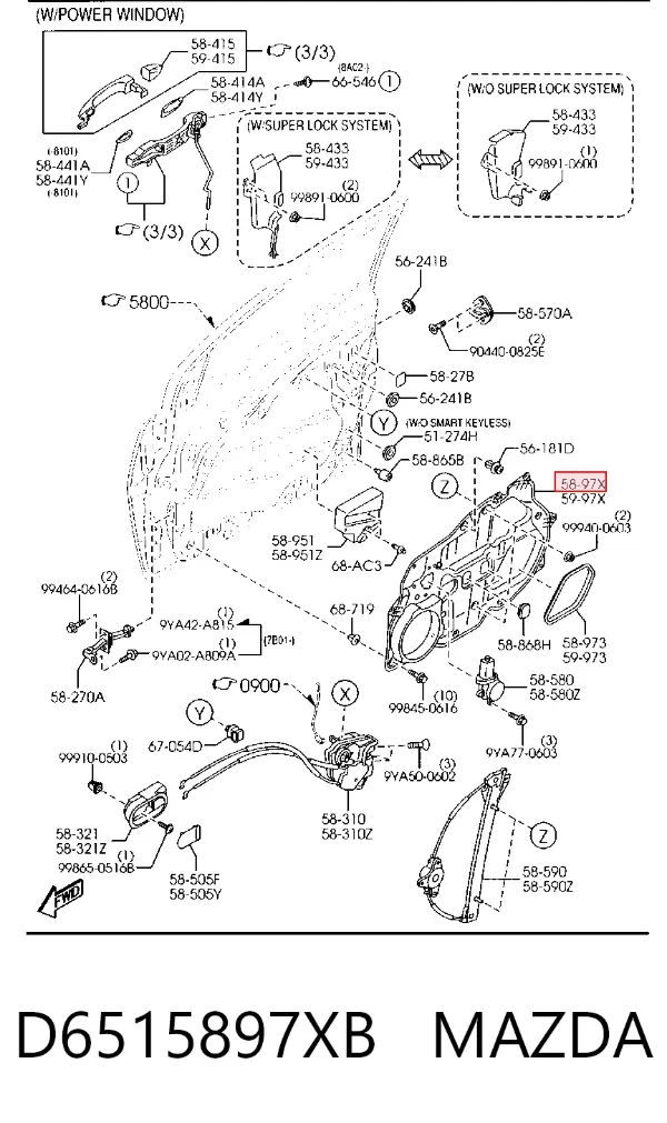  D6515897XB Mazda