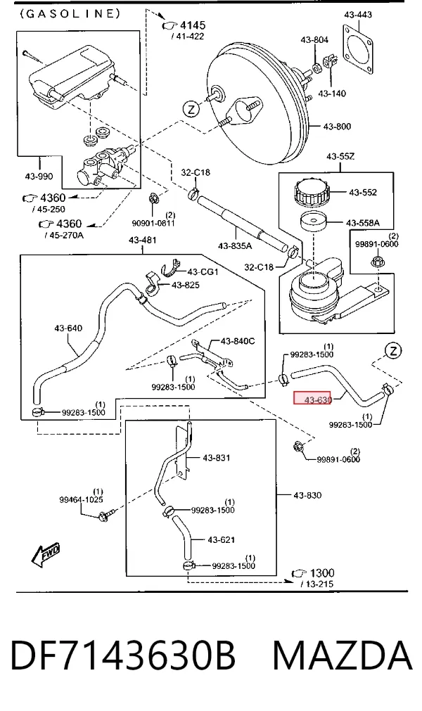  DF7143630B Mazda