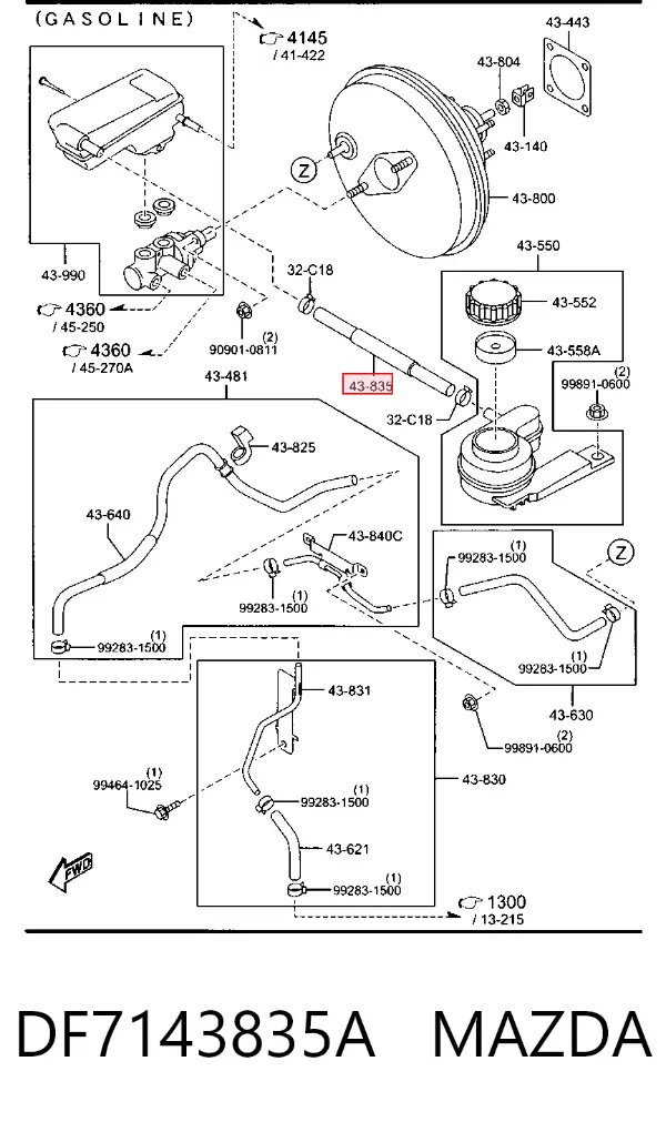  DF7143835A Mazda