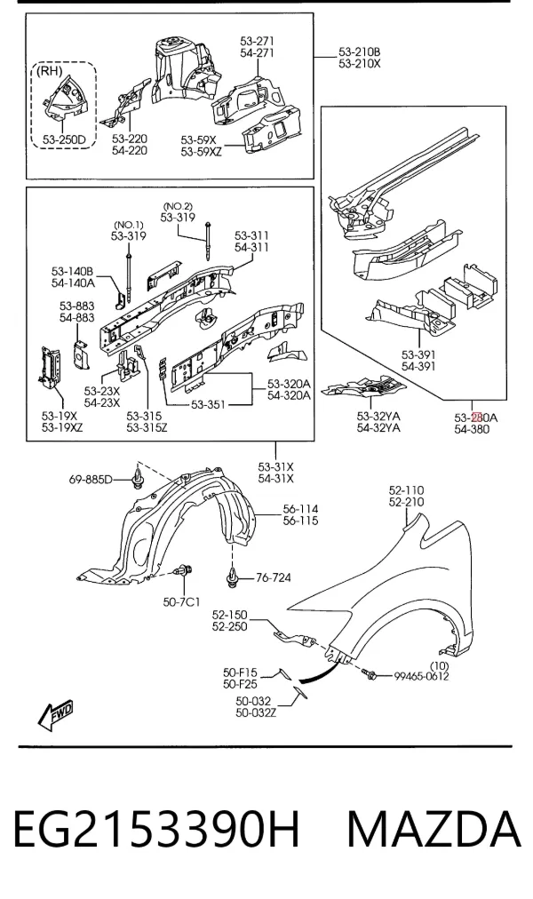  EG2153390H Mazda