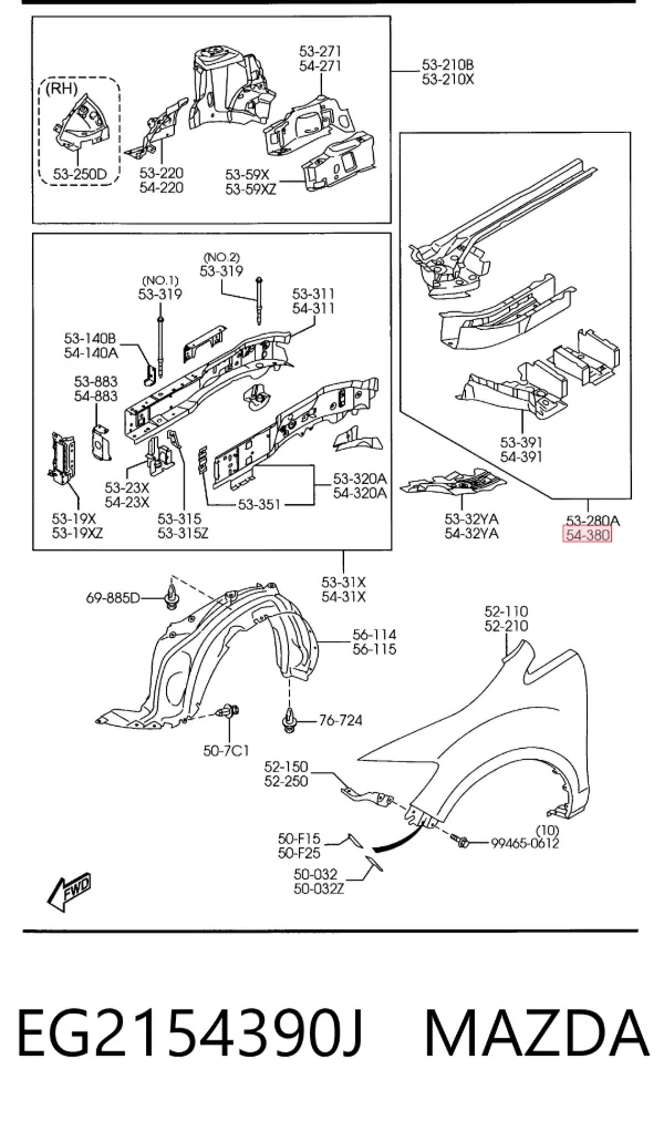  EG2154390J Mazda
