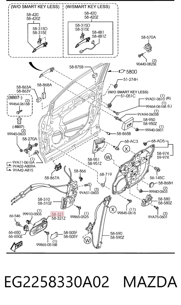  EG2258330A02 Mazda