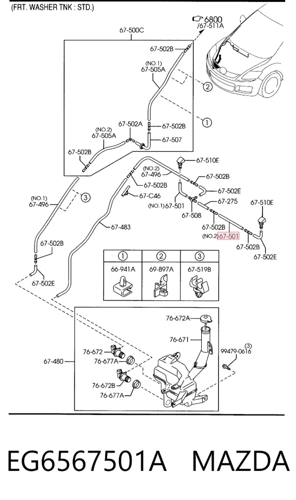  EG6567501A Mazda