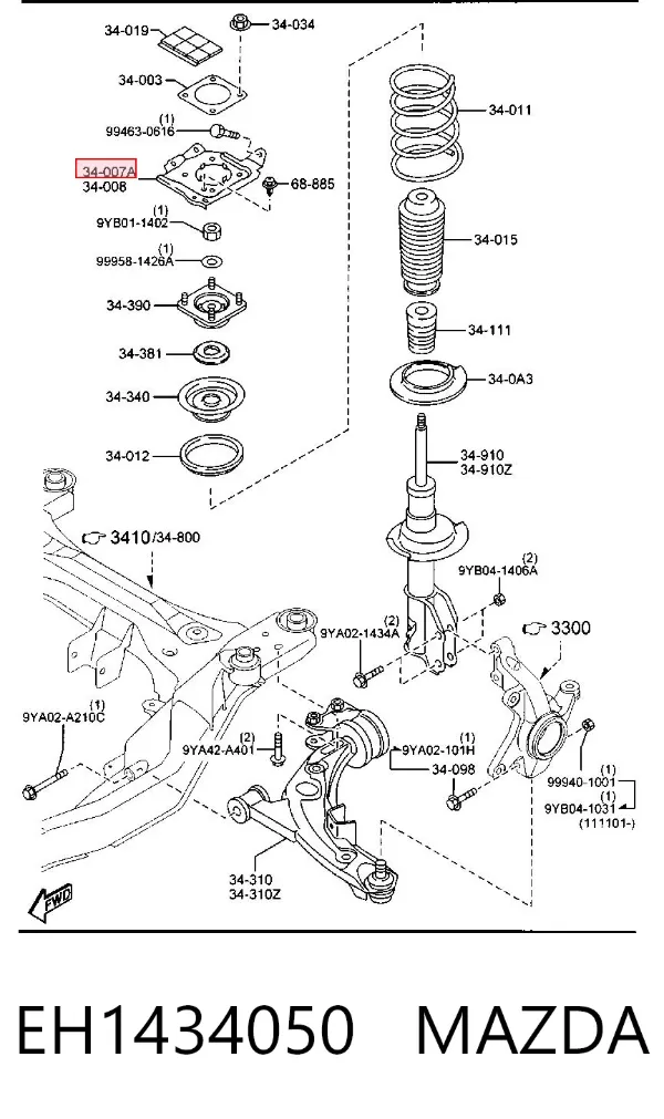  EH1434050 Mazda