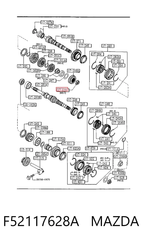  F52117628A Mazda