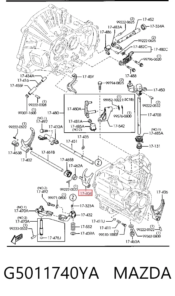  G5011740YA Mazda