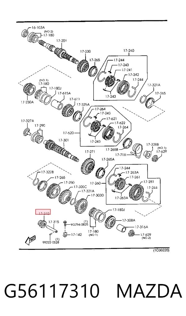  G56117310 Mazda