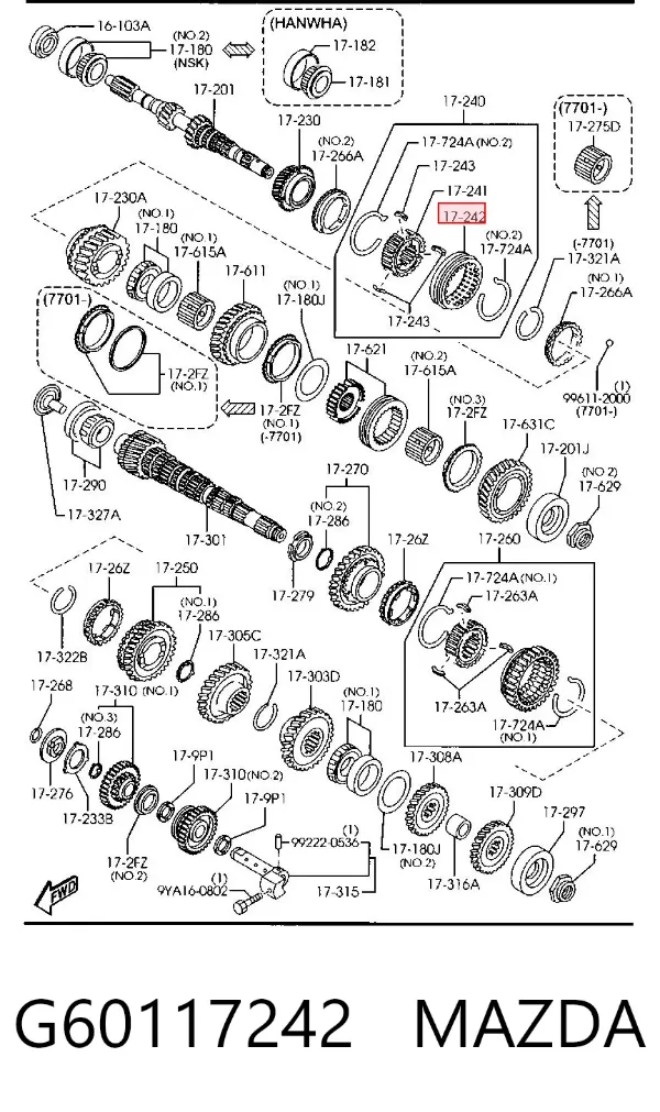  G60117242 Mazda
