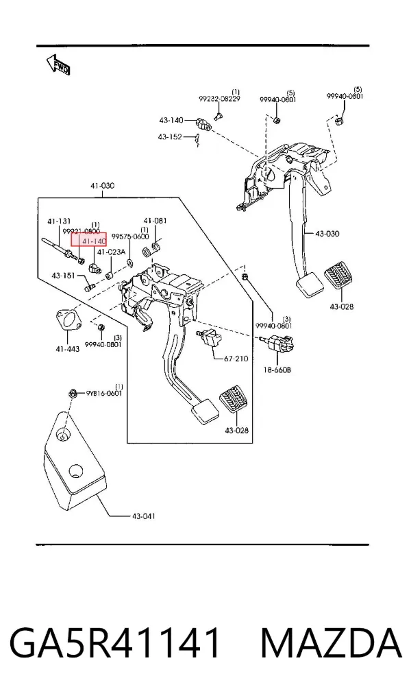  GA5R41141 Mazda