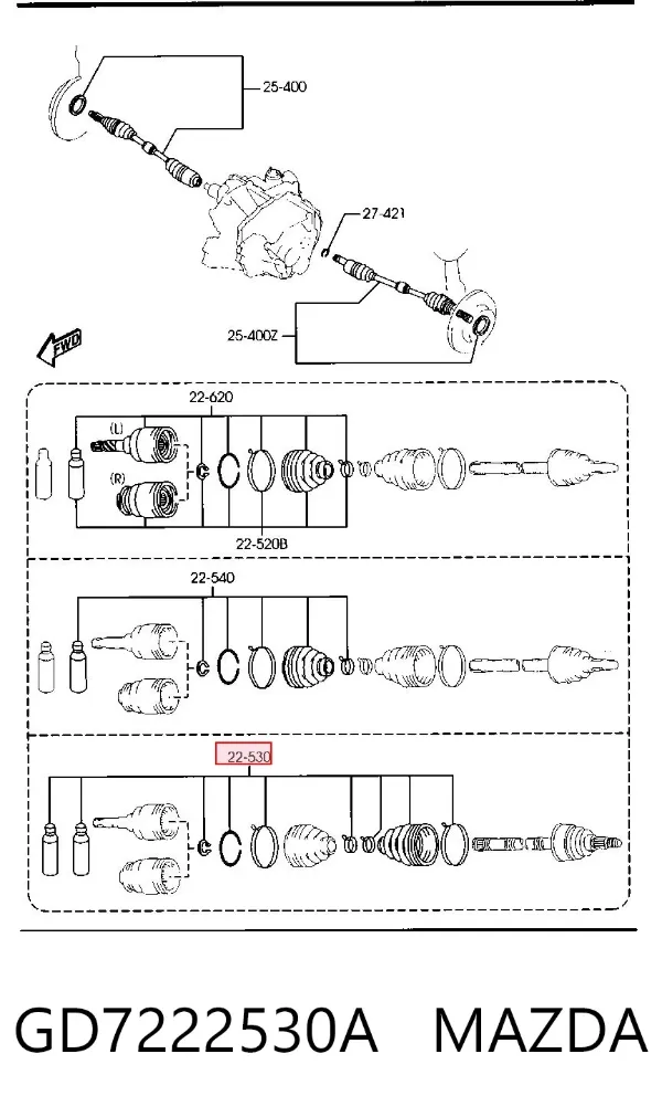  GD7222530A Mazda