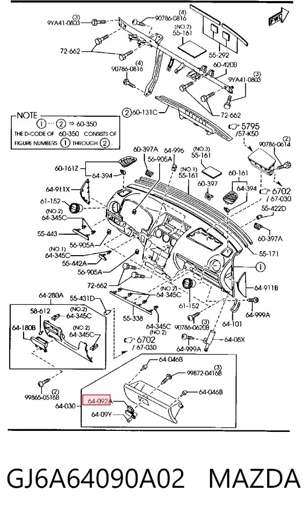  GJ6A64090A02 Mazda