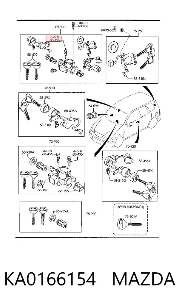  KA0166154 Mazda