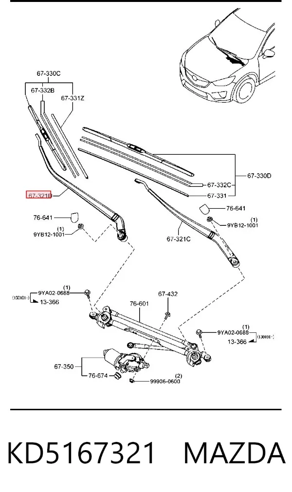  KD5167321 Mazda