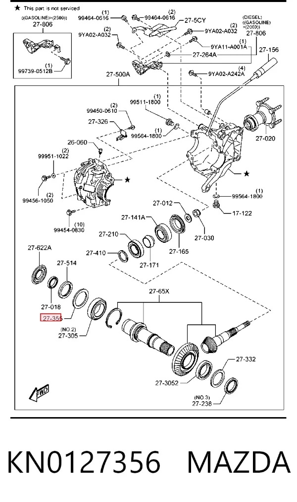  KN0127356 Mazda