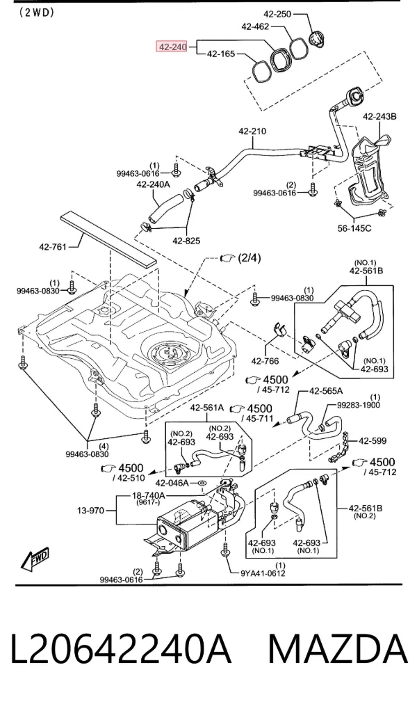  L20642240A Mazda