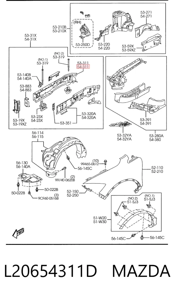  L20654311D Mazda
