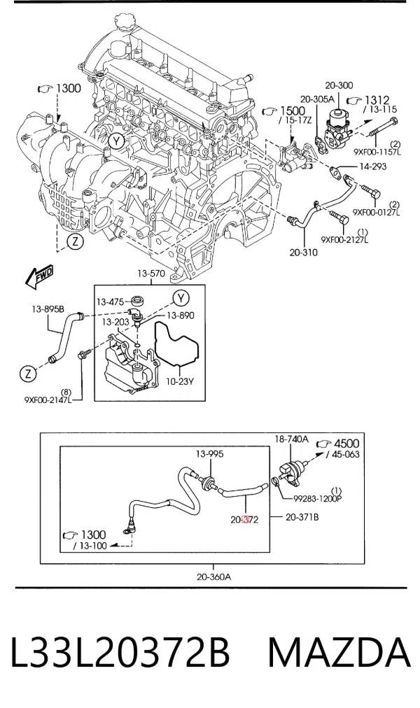  L33L20372B Mazda