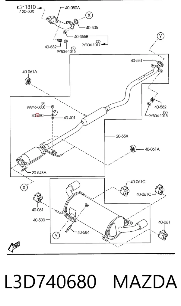  L3D740680 Mazda
