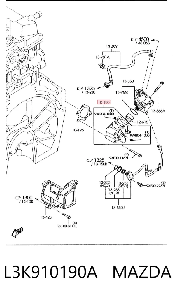  L3K910190A Mazda